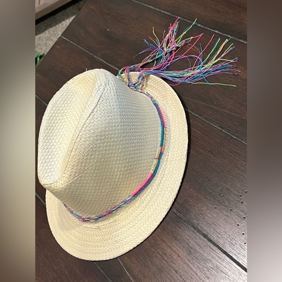 H002. Fedora Hat multicolored accent - Picture 8 of 9